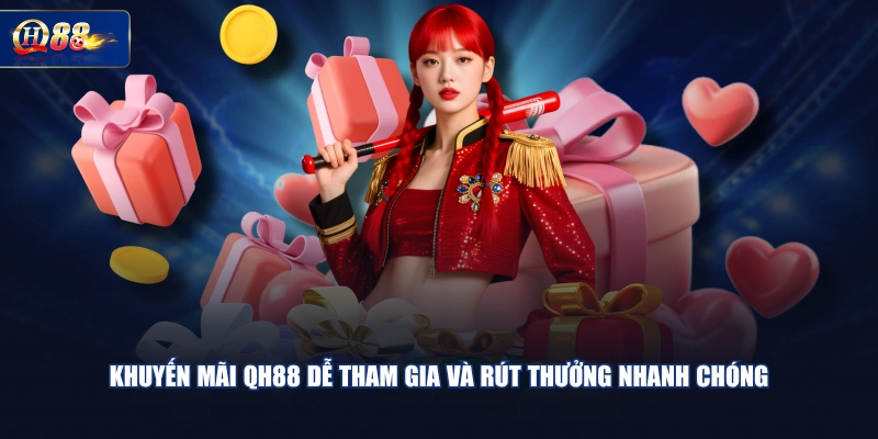 Khuyến mãi QH88 dễ tham gia và rút thưởng nhanh chóng